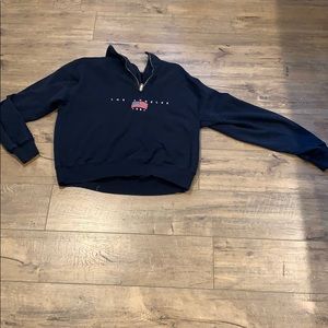 john galt brandy melville quarter zip sweatshirt